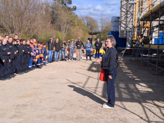 Richtfest am Feuerwehrgerätehaus Schuby