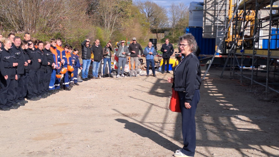 Richtfest am Feuerwehrgerätehaus Schuby