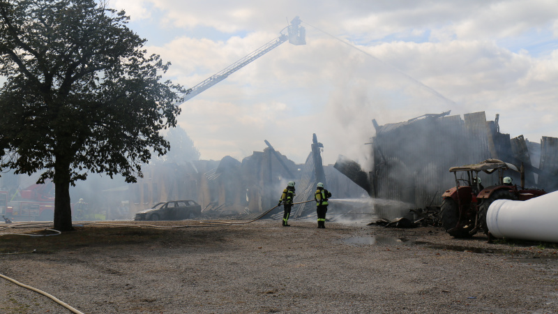 Großfeuer in Twedt