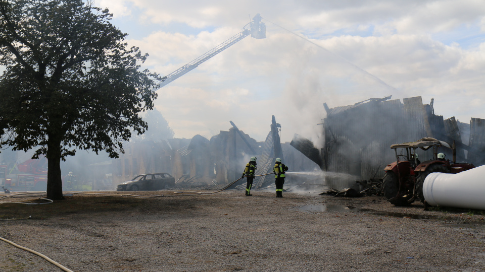 Großfeuer in Twedt