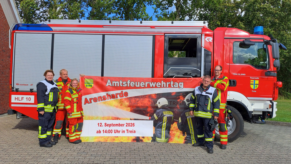 Einladung zum Amtsfeuerwehrtag in Treia an Alle