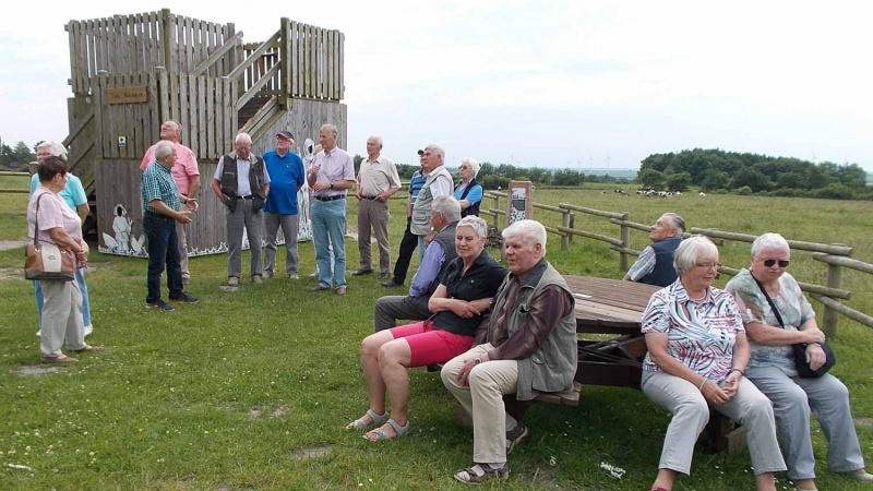 Kameradschaftsbund mit Partnerinnen auf Sommertour