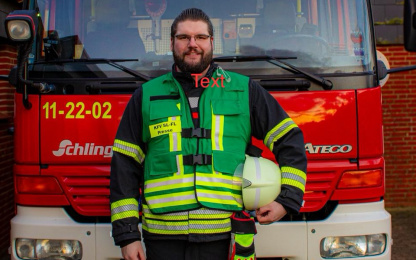 Patrick Jonasson, Pressesprecher, FF Busdorf