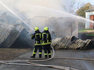 Großfeuer in Sieverstedt