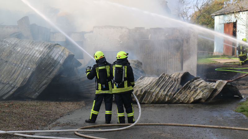 Großfeuer in Sieverstedt